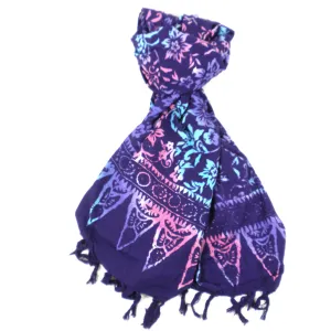 Handmade Sarong Deep Purple Designs will Vary Global Groove